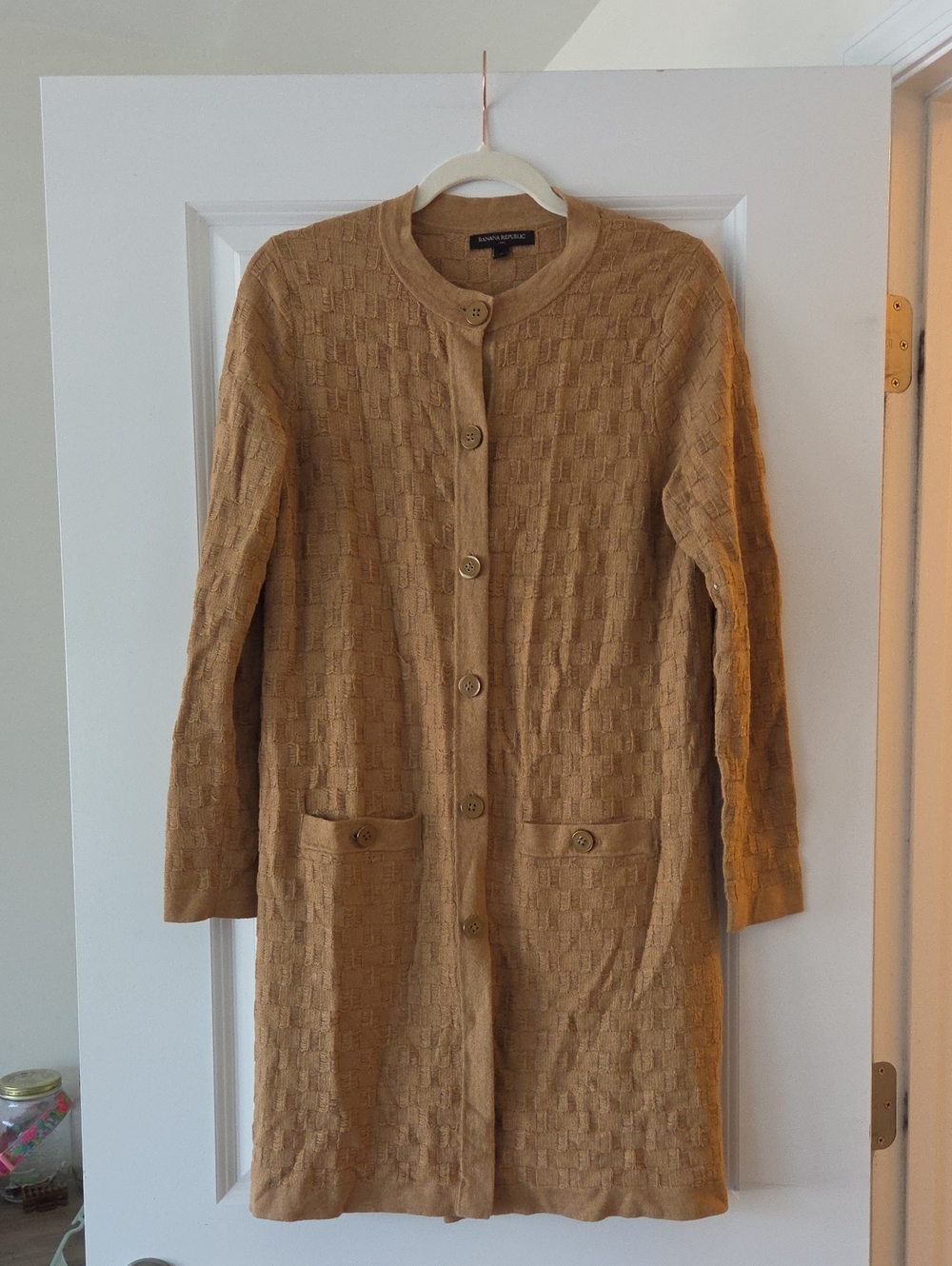 Women's Long Knit Buttoned Cardigan